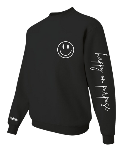 Happy on Purpose Crewneck